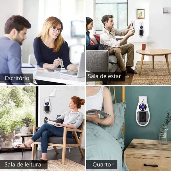 Aquecedor de Ambiente Elétrico Portátil